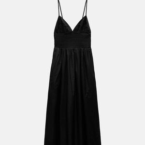 Zara Elegant Black Maxi Dress